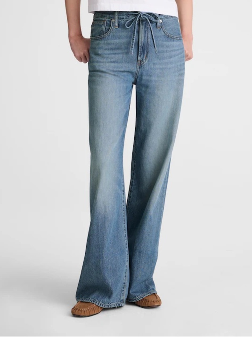 NWT Madewell The Ultimate Wide Leg Jean Airy Denim Pickett Wash Size 30